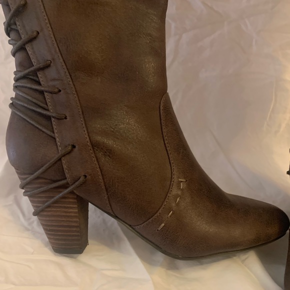 Report Brown Knee High Boots - Picture 8 of 8